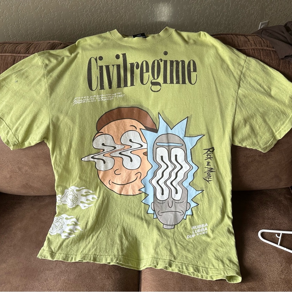 Rick and Morty oversized tee from CivilRegime